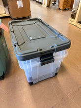 Sterilite 160 Qt. Wheeled Storage Box Plastic, Gray, SET OF 2 !! NEW OUT OF BOX!!