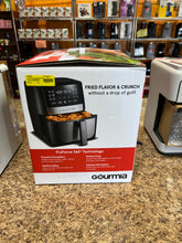Gourmia 8 Qt Digital Air Fryer with FryForce 360 and Guided Cooking, Black/Stainless Steel (new in box)