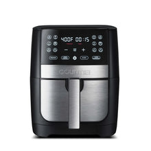 Gourmia 8 Qt Digital Air Fryer with FryForce 360 and Guided Cooking, Black/Stainless Steel (new in box)