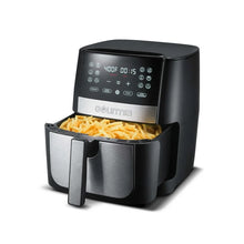 Gourmia 8 Qt Digital Air Fryer with FryForce 360 and Guided Cooking, Black/Stainless Steel (new in box)