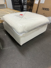 Ebern Cream Ottoman- WE DO NOT SHIP!!