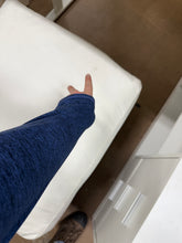 White Slip Cover Storage Ottoman! (NEW)