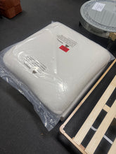 Ebern Cream Ottoman- WE DO NOT SHIP!!
