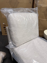 Storage Armless Accent Chair! (NEW - WHITE)