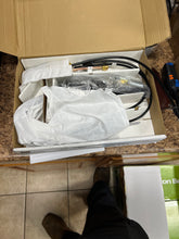 Two Handle Widespread Bathroom Faucet in Matte Black / Champagne Bronze