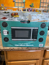 Hamilton Beach 1.1 cu ft CounterTop Microwave Oven, 1000 Watts, Stainless Steel