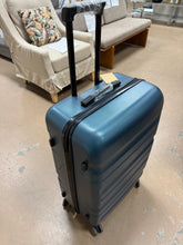 30.3 in. Inky Blue ABS Hardside Luggage Spinner Suitcase with 360° Dual Wheels, 3 Step Telescoping Handle, Soft Grip