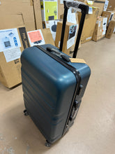 30.3 in. Inky Blue ABS Hardside Luggage Spinner Suitcase with 360° Dual Wheels, 3 Step Telescoping Handle, Soft Grip