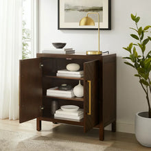 Crosley Darcy Accent Cabinet Dark Brown- NEW & ASSEMBLED!