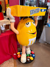 M&M Yellow Character Candy Store Display w/ Storage Tray 

Rolling Wheels

(47” tall) 

used condition