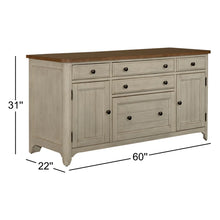 Harlowe 60" Wide 5 Drawer Credenza -WE DO NOT SHIP!!