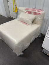 Beautiful Drew Modular Sofa, White Corded Fabric, Individual Piece! (NEW - SINGLE CHAIR)