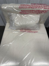 Beautiful Drew Modular Sofa, White Corded Fabric, Individual Piece! (NEW - SINGLE CHAIR)