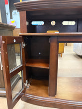 SALVAGE SPECIAL TV STAND - FITS TV’S UP TO 60”! (NEW/SCRATCHED FROM SHIPPING - MISSING FIRE BOX)