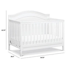 DaVinci Charlie 4 in 1 Wood Convertible Crib in White! (NEW IN BOX)