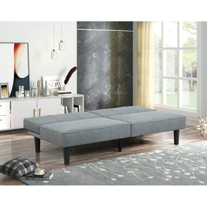 Mainstays Studio Futon, Gray Linen Upholstery! ASSEMBLED!!