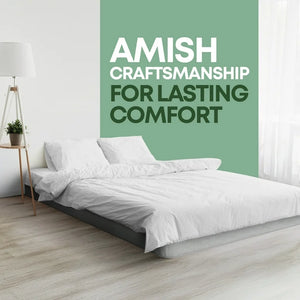 Continental Sleep, Unassembled Queen Box Spring for Queen Bed, 4.5-Inch Wood Box Spring Only, Noise-Free Mattress Foundation, Packed Flat, Easy Assembly, Gray! (NEW IN BOX)