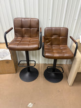 Penacook Swivel Adjustable Height Bar Stool (Set of 2)- WE DO NOT SHIP!!