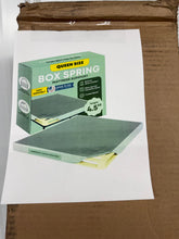 Continental Sleep, Unassembled Queen Box Spring for Queen Bed, 4.5-Inch Wood Box Spring Only, Noise-Free Mattress Foundation, Packed Flat, Easy Assembly, Gray! (NEW IN BOX)