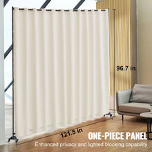 VEVOR 10FT PORTABLE FABRIC ROOM DIVIDER WITH WHEELS!! (BRAND NEW IN BOX!)