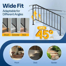 Vivohome 2-PACK 5-STEP OUTDOOR STAIR HANDRAILS!! (BRAND NEW IN BOX!)
