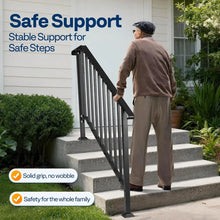 Vivohome 2-PACK 5-STEP OUTDOOR STAIR HANDRAILS!! (BRAND NEW IN BOX!)