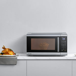 Toshiba 2.2 cu. ft. Countertop Microwave Oven, 1200 Watts, Stainless Steel- NEW IN BOX!!!