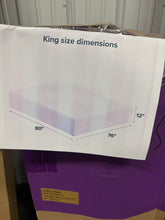 Sleep by Wayfair 12" King Medium Cooling Gel Memory Foam Mattress, King- WE DO NOT SHIP!!