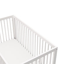 Storkcraft Santorini 5-in-1 Convertible Baby Crib, White with Driftwood! (NEW IN BOX)