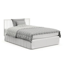 Storkcraft Santorini 5-in-1 Convertible Baby Crib, White with Driftwood! (NEW IN BOX)