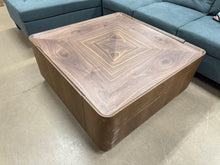 High-End Square Walnut Coffee Table with Hidden Storage! (NEW - SCRATCHED FROM SHIPPING!)