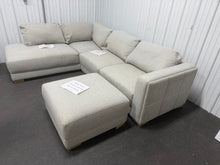 Drayden Fabric Sectional with Ottoman – Light Gray! (BRAND NEW – SHIPPING BLEMISHES!)