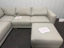 Drayden Fabric Sectional with Ottoman – Light Gray! (BRAND NEW – SHIPPING BLEMISHES!)