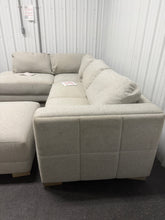 Drayden Fabric Sectional with Ottoman – Light Gray! (BRAND NEW – SHIPPING BLEMISHES!)