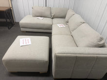 Drayden Fabric Sectional with Ottoman – Light Gray! (BRAND NEW – SHIPPING BLEMISHES!)