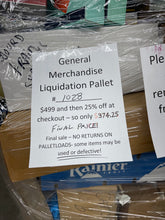 JUMBO PALLET- Number 1028

General merchandise