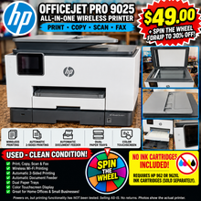 HP OFFICEJET PRO 9025 ALL-IN-ONE WIRELESS PRINTER!! (USED - CLEAN - UNTESTED)