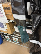 New - never used - hazardous liquids splash protection suit with built-in boots, gloves and hood