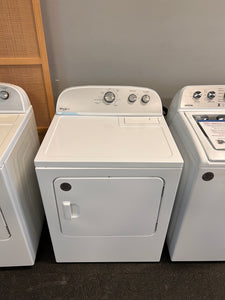 Whirlpool 7-cu ft Electric Dryer (White)!  - (NEW - MINOR SCRATCH FROM SHIPPING)