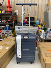 French Connection
22 in. Navy Expandable Trunk-style Rolling Carry-On Luggage with Spinners- new!