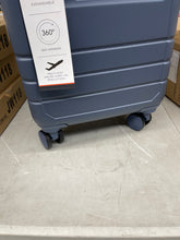 French Connection
22 in. Navy Expandable Trunk-style Rolling Carry-On Luggage with Spinners- new!