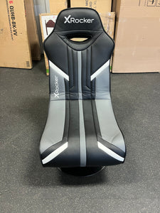 X Rocker Nebula Pedestal Gaming Chair Black 2.1 Bluetooth Audio**New and assembled**
