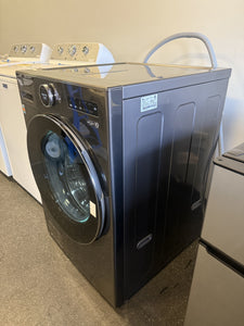 LG TurboWash360 5-cu ft Capacity Black Steel Ventless All-in-One Washer/Dryer Combo with Steam Cycle ENERGY STAR!! USED ONCE, LIKE NEW(VERY CLEAN, MINOR DENT ON BACK FROM SHIPPING)!!