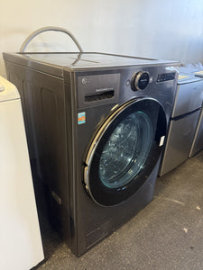 LG TurboWash360 5-cu ft Capacity Black Steel Ventless All-in-One Washer/Dryer Combo with Steam Cycle ENERGY STAR!! USED ONCE, LIKE NEW(VERY CLEAN, MINOR DENT ON BACK FROM SHIPPING)!!