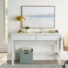 Better Homes & Gardens Lillian Fluted Desk, White! (NEW IN BOX)