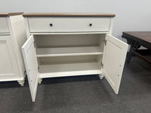 Scarlett Sideboard Buffet Cabinet With Doors And Drawers, Large Kitchen Storage Cabinet Wood Coffee Bar Tables With Storage, Modern Farmhouse Sideboard Credenza For Dining Room, Living Room, White, 34 Inch