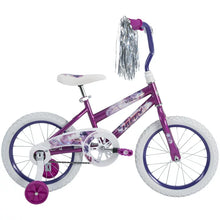 Huffy 16 in. Sea Star Girl Kids Bike, Ages 4+ Years, Metallic Purple**New and assembled**