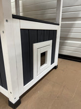 45" Fir Wood Outdoor Cat Tree with Multi-Level Climbing Ramps, 2 Removable Floors for Multiple Cats - WE DO NOT SHIP!!