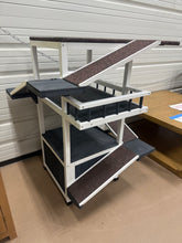 45" Fir Wood Outdoor Cat Tree with Multi-Level Climbing Ramps, 2 Removable Floors for Multiple Cats - WE DO NOT SHIP!!