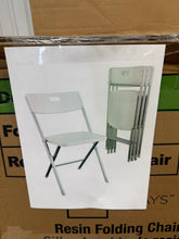 Mainstays Resin Seat & Back Folding Chair, White, 4-Pack!! NEW IN BOX!!